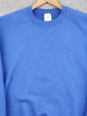 Vintage Jerzees 90s Sweatshirt Men's Extra Large Green Crew Neck USA Made Blank